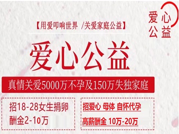 通海捐卵助孕生子 爱心志愿者招募